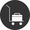Hand Trolley Delivery Export Icon