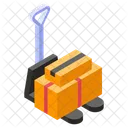 Parcel Trolley Package Icon