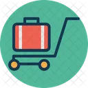 Luggage Bag Hotel Trolley Icon