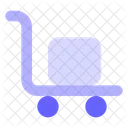 Hand Truck Parcel Loading Icon