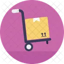 Hand Truck Trolley Icon