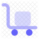 Hand Truck Parcel Loading Icon