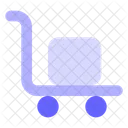 Hand Truck Parcel Loading Icon