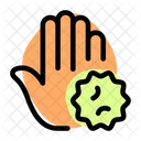 Handvirus zwei  Symbol