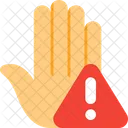 Hand warning  Icon