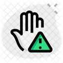 Hand warning  Icon