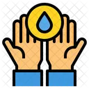 Hand Washing Water Washing Icon