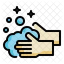 Hand Bubble Wash Icon