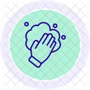 Hand Wash Color Circle Icon Icon