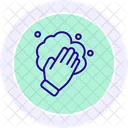 Hand Wash Color Circle Icon Icon