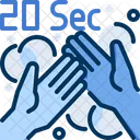 Hand Washing 20 Second  Icon