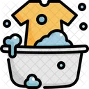 Washing Bucket Water Icon