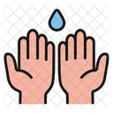 Hand Washing Hands Drop Water Icon