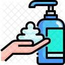 Hand Washing Foam Washing Hand Foam Foam Soap Icon