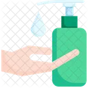 Hand Washing Gel Hygiene Clean Icon