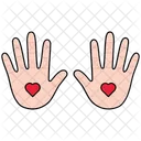 Hand Waving Love  Icon