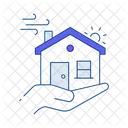 Hand With A House Homeownership Support Expert Guidance Icon