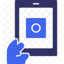 Hand With A Tablet For Online Applications Digital Application Online Process Icon