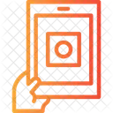 Hand With A Tablet For Online Applications Digital Application Online Process Icon