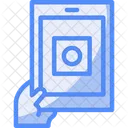 Hand With A Tablet For Online Applications Digital Application Online Process Icon