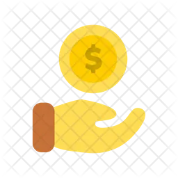 Hand with Dollar  Icon