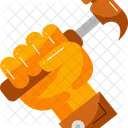 Hand with hammer  Icon