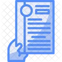 Hand With Resume Application Resume Submission Icon
