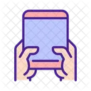 Hand Tablet Touchpad Icon