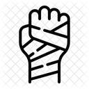 Hand Wraps Fist Boxer Icon