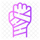 Hand Wraps Fist Boxer Icon