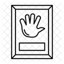 Handabdruck Kunst Symbol