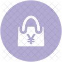 Handbag Yen Sign Icon