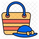 Handbag and cap  Icon