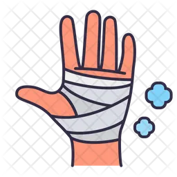 Handbehandlung  Symbol