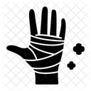 Handbehandlung  Symbol