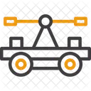 Handcar Rail Vehicle Icon