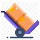 Handcart Trolley Baggage Cart Icon