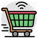 Handcart Pushcart Wheelbarrow Icon