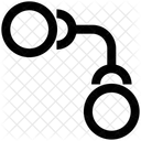 Handcuff Speed Cuffs Crime Icon
