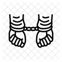 Handcuffed Hands Crime Icon