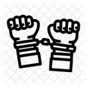 Handcuffed Hands Crime Icon