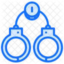 Penalty Bail Handcuffs Icon
