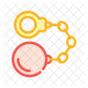 Handcuffs Core Color Icon