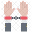 Hand Handcuffs Detention Icon