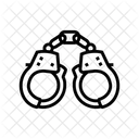 Handcuffs Crime Scene Icon