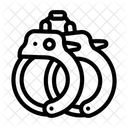 Handcuffs Crime Scene Icon