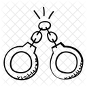 Handcuffs Manacles Shackles Icon