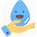 Handdrop Ahorrar Agua Gota De Agua Icono