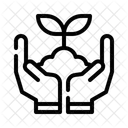 Hande Wachstum Pflege Symbol