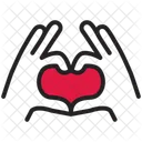 Hande Liebe Form Symbol